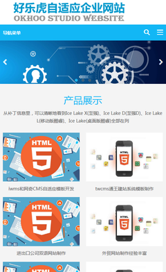 打造企業(yè)品牌新標(biāo)桿 基于帝國(guó)CMS的HTML5自適應(yīng)藍(lán)色整站模板解決方案